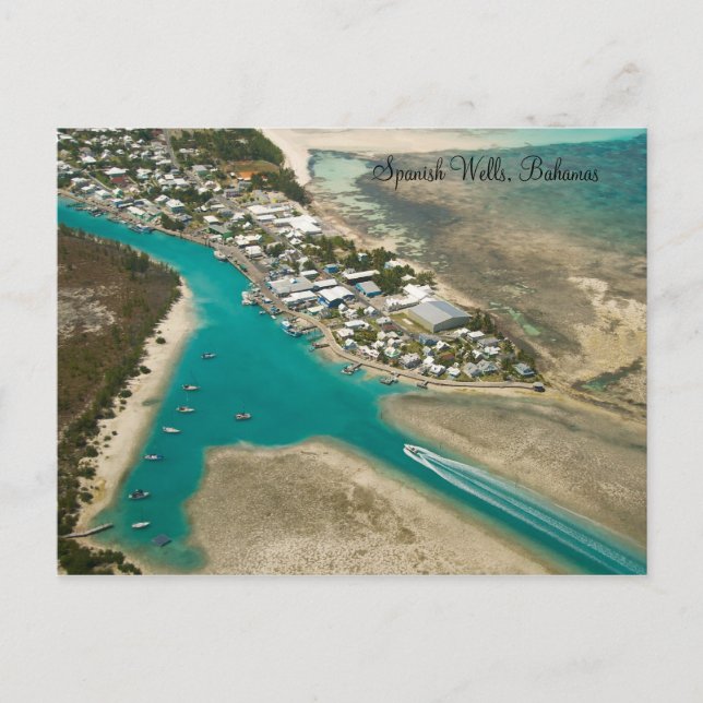 Spanska brunnar, Bahamas-vykort Vykort (Framsida)