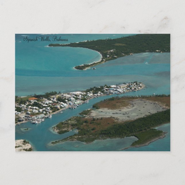 Spanska brunnar, Bahamas-vykort Vykort (Framsida)