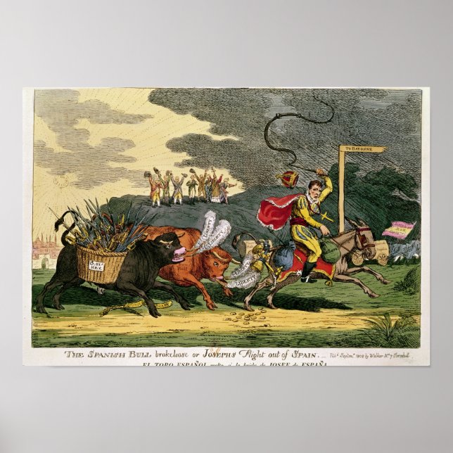 Spanska Bull Fattig Lose eller Joseph's Flight Poster (Framsidan)