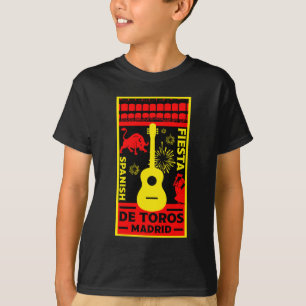 Spanska Bull Fight Corrida De Toros T-Shirt