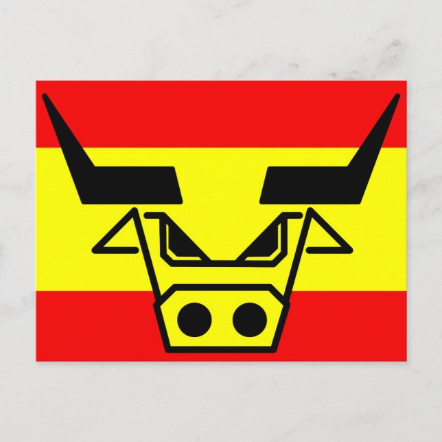 Spanska Bull Vykort (Framsida)