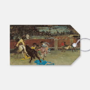 Spanska Bullmatch (av Marià Fortuny) Presentetikett