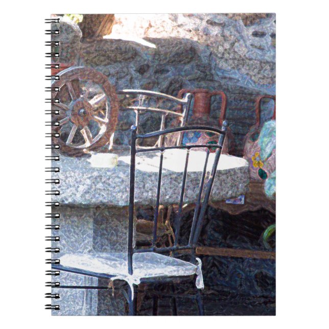 spanska Cactus still Life Anteckningsbok Med Spiral (Framsidan)