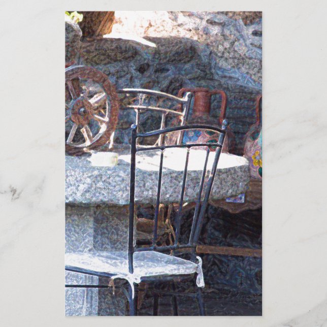 spanska Cactus still Life Brevpapper (Framsida)