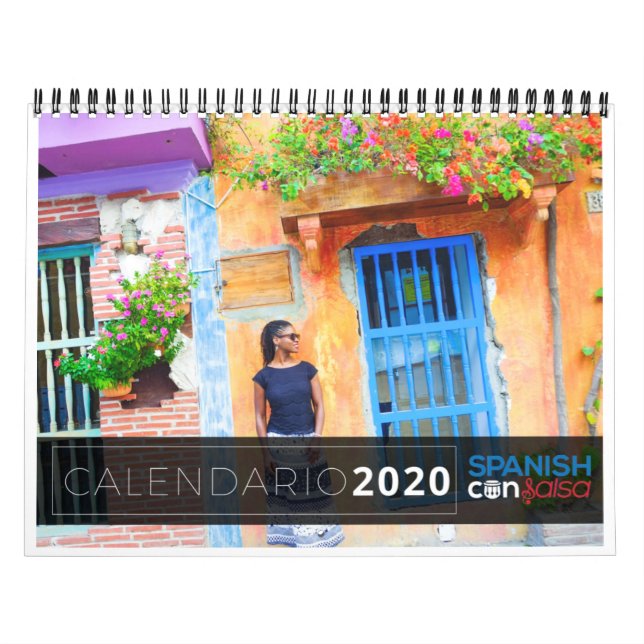 Spanska Con Salsa 2020-kalendern - en Español Kalender (Omslag)