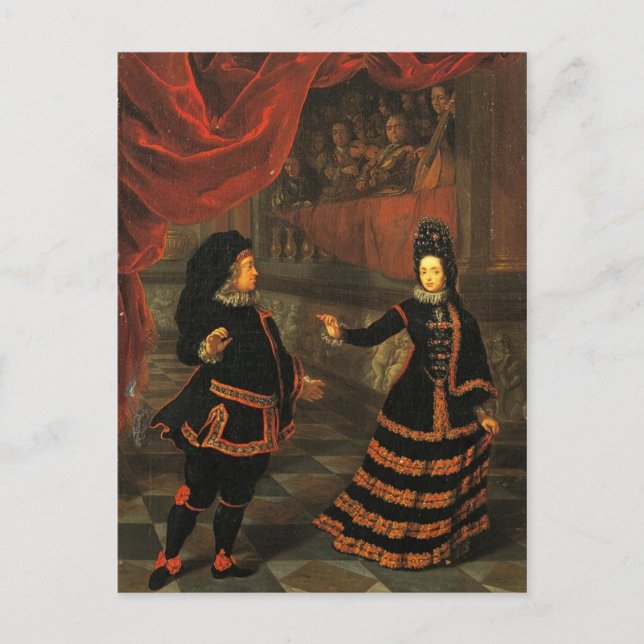 Spanska Costume Vykort (Framsida)