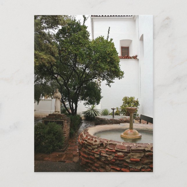 Spanska Courtyard Meddelande Vykort (Framsida)