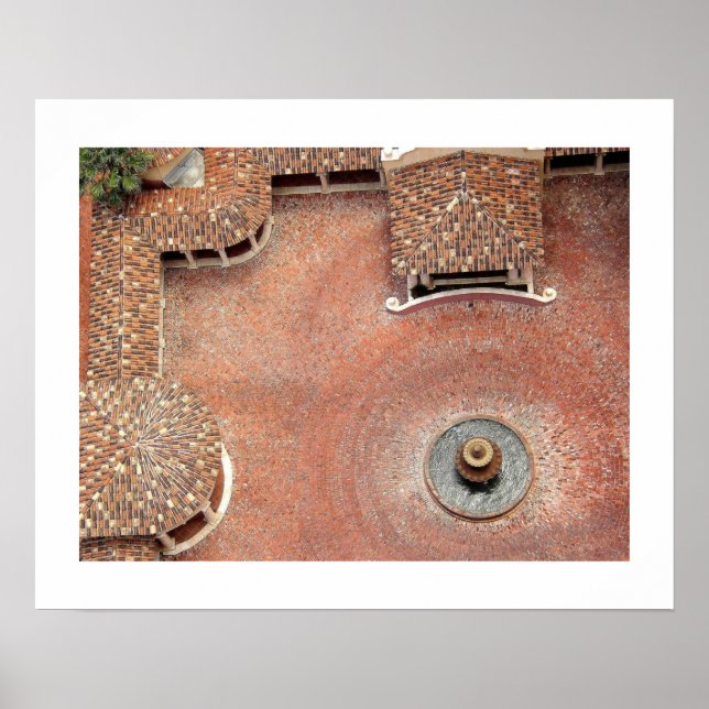 Spanska Courtyard Poster (Framsidan)