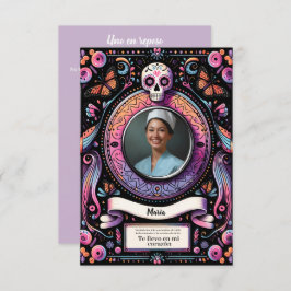 Spanska Dam i Guadalupe Prayer-skalle