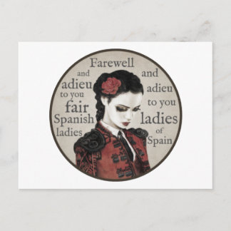Spanska Dam Vykort