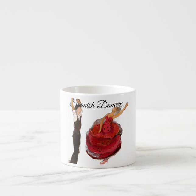 spanska dansare espressomugg (Framsidan)