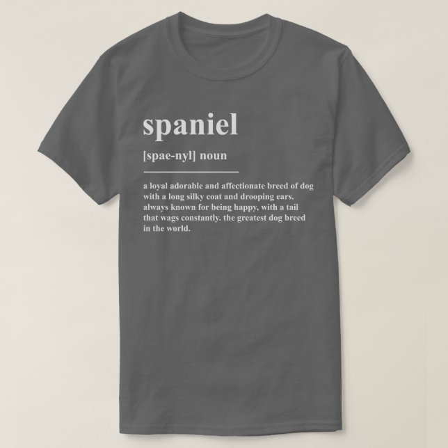 Spanska definition t shirt (Design framsida)