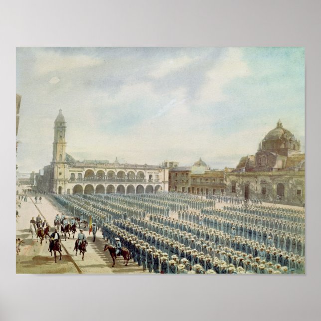 Spanska expeditionsministären i Vera Cruz Poster (Framsidan)