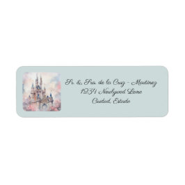Spanska Fairy Tale Newlyered Returetiketters Returadress Etikett