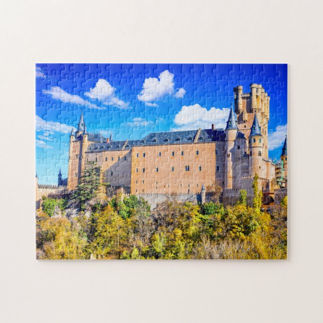 Spanska Fairytale Fortress Pussel (Horisontell)