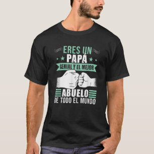 Spanska farfar Fars dag Pappa Y Abuelo T Shirt