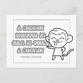 Spanska färgvykort för verb-färger vykort