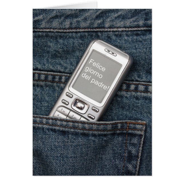 Spanska Fars dag-kortet Hälsningskort (Framsidan)