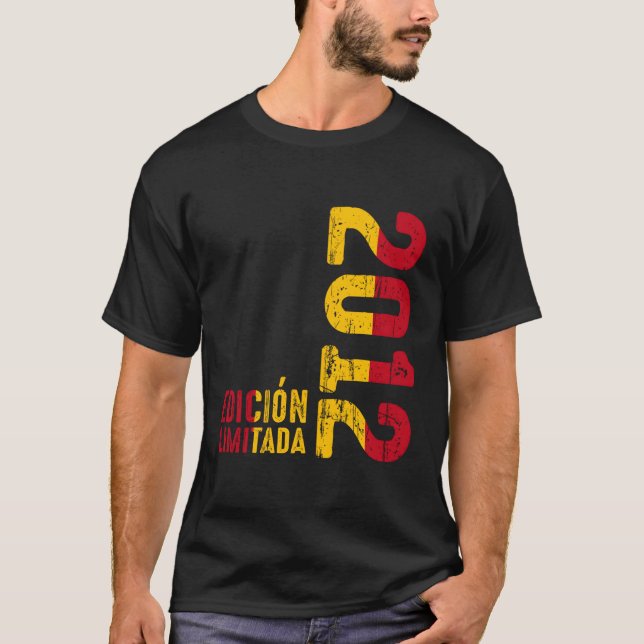 Spanska Flagga 2012 År 2012 sedan 2012 T Shirt (Framsida)