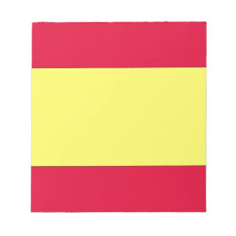 Spanska Flagga Anteckningsblock