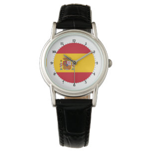 Spanska flagga armbandsur