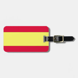 Spanska Flagga Bagagebricka