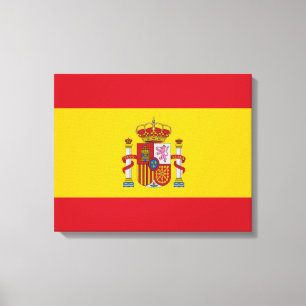 Spanska flagga canvastryck