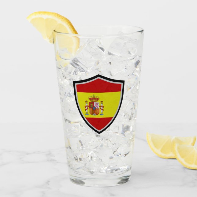 Spanska flagga glaskopp (Framsida Ice)