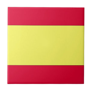 Spanska Flagga Kakelplatta