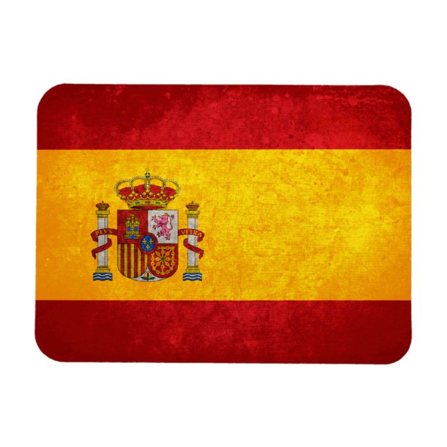 Spanska Flagga Magnet (Horisontell)