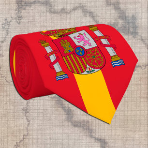 Spanska Flagga- och spanska företag, resor/sport Slips