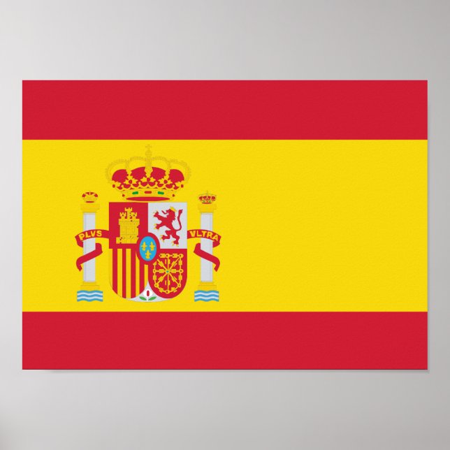Spanska Flagga Poster (Framsidan)