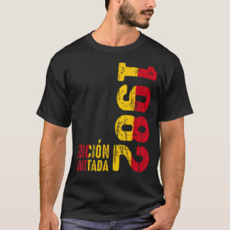 Spanska Flagga Retro 1982 År 1982 Vintage 1982 Sin T Shirt
