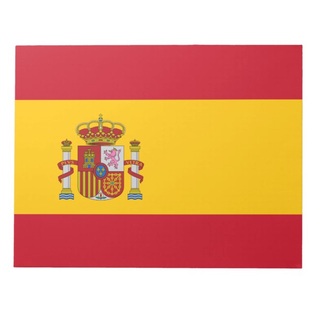 Spanska Flagga (Spanien) Anteckningsblock (Framsida)