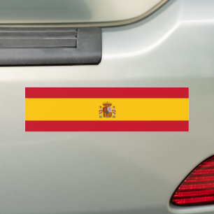 Spanska Flagga (Spanien) Bildekal