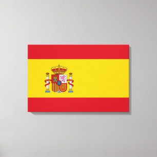 Spanska Flagga (Spanien) Canvastryck