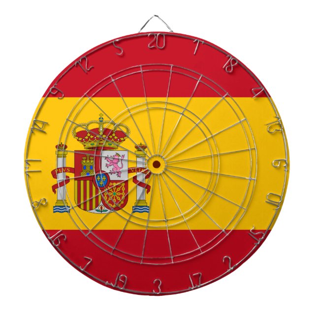 Spanska Flagga (Spanien) Darttavla (Framsidan)
