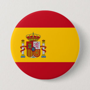 Spanska Flagga (Spanien) Knapp