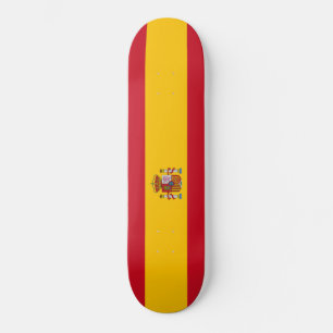 Spanska Flagga (Spanien) Mini Skateboard Bräda 18,5 Cm