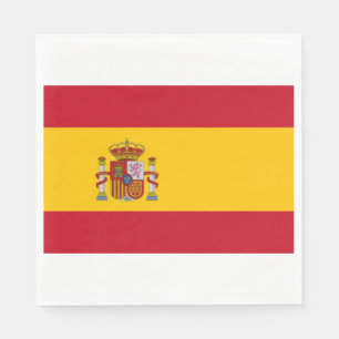 Spanska Flagga (Spanien) Pappersservett