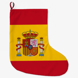 Spanska Flagga (Spanien) Stor Julstrumpa