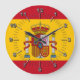Spanska flagga stor klocka (Front)