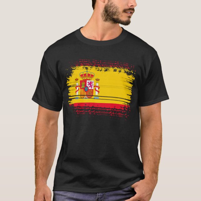 Spanska flagga t shirt (Framsida)