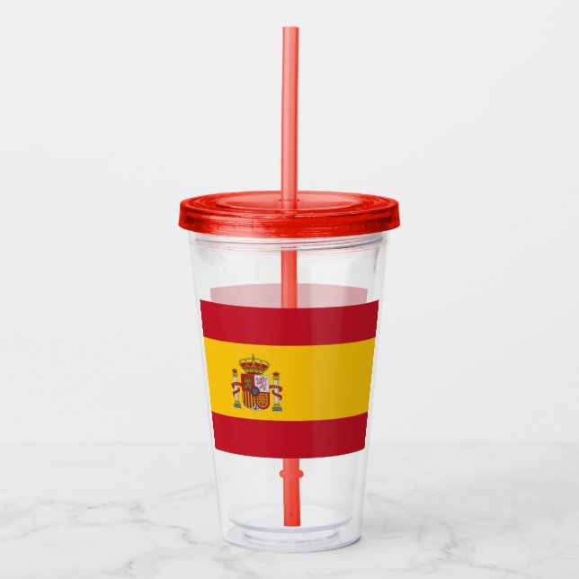 Spanska Flagga Take Away Mugg (Framsida)