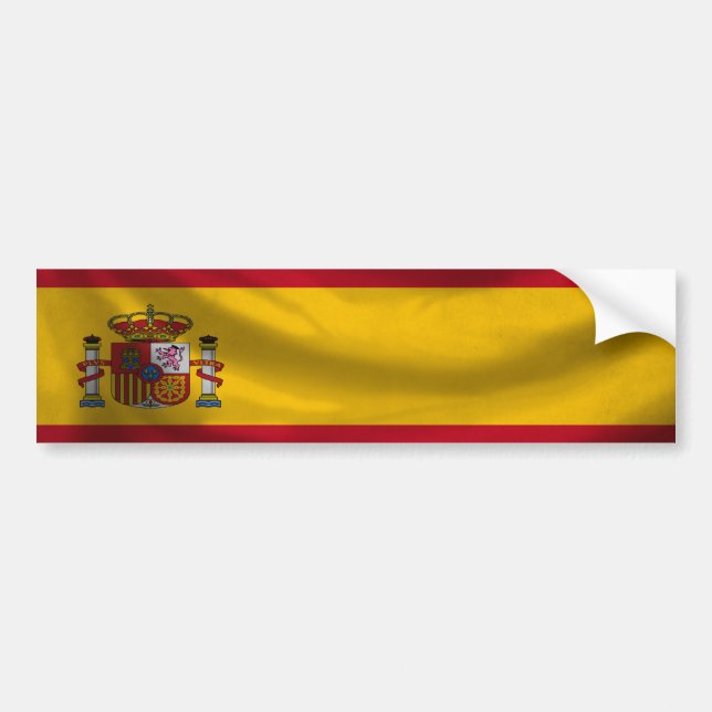 Spanska flaggans dekal (Framsidan)