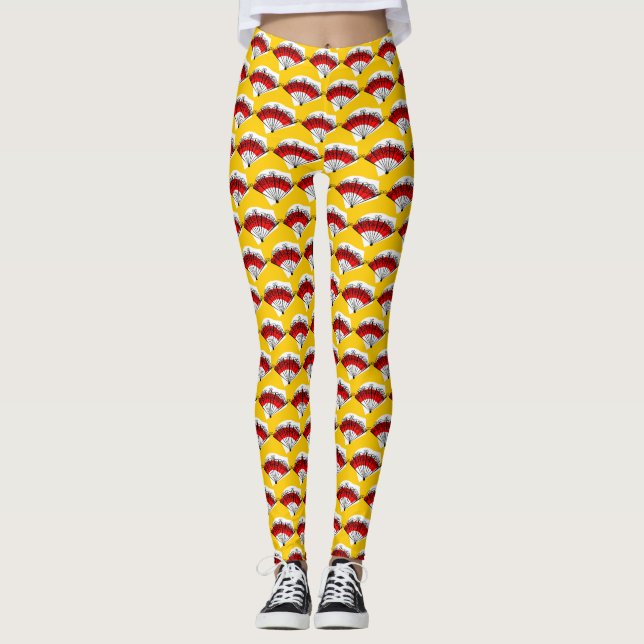 Spanska Fläkt Multi leggings (Framsida)