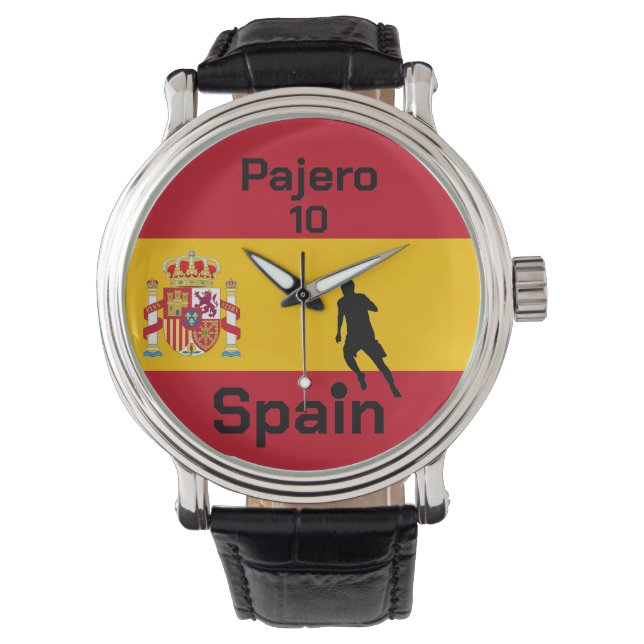 Spanska fotbollen, anpassadet armbandsur (Framsida)