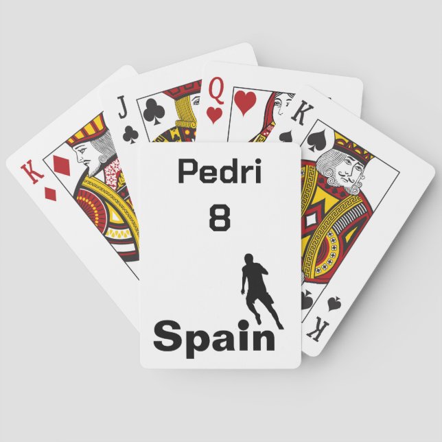 Spanska fotbollen, anpassadet casinokort (Baksidan)