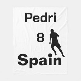 Spanska fotbollen, anpassadet fleecefilt