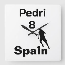 Spanska fotbollen, anpassadet fyrkantig klocka